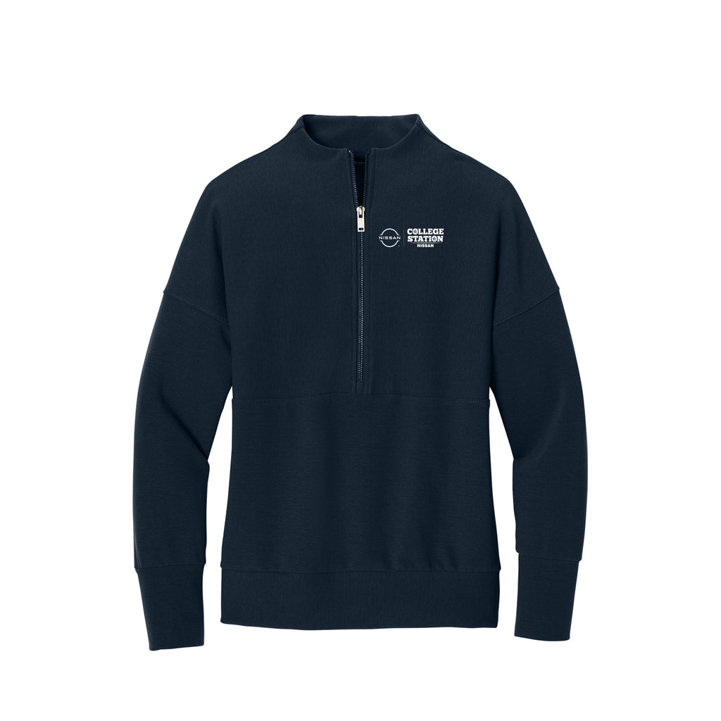 College Station Nissan - Mercer+Mettle® Women’s Linear Texture 1/4-Zip