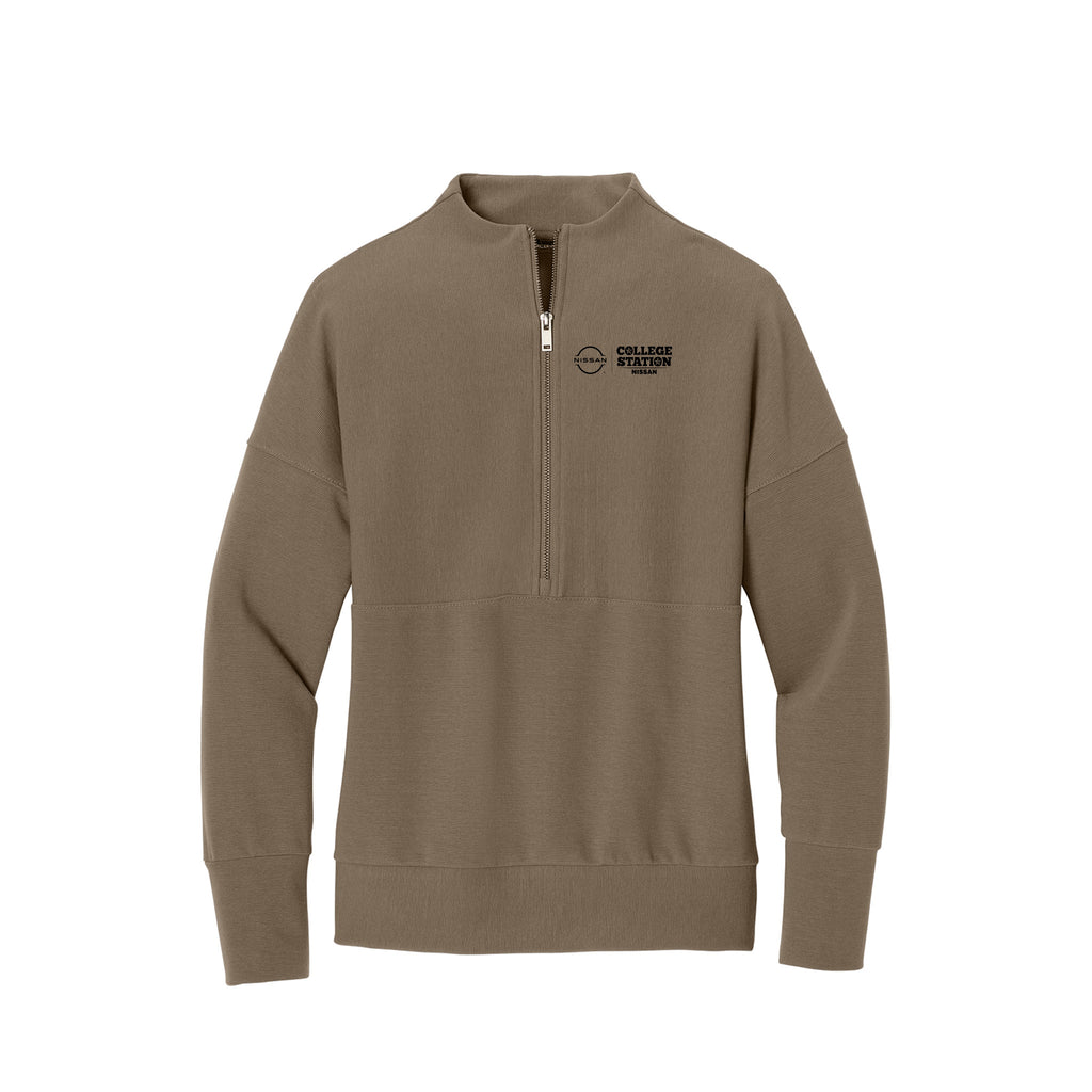 College Station Nissan - Mercer+Mettle® Women’s Linear Texture 1/4-Zip