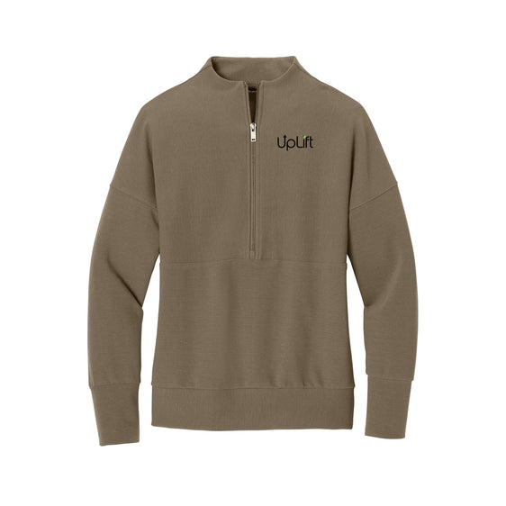 Up Lift - Mercer+Mettle® Women’s Linear Texture 1/4-Zip