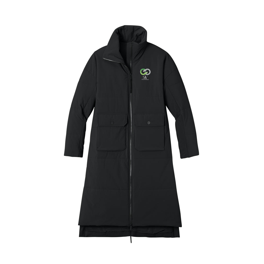 Solace at Vivians - MiiR® Women’s Sashiko Stretch Puffy Long Jacket