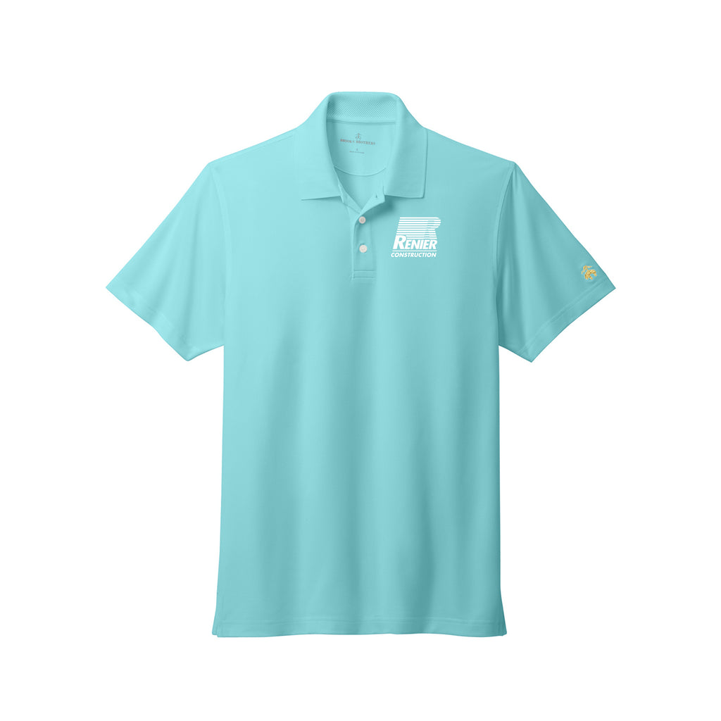 Renier Construction - Brooks Brothers® Mesh Pique Performance Polo