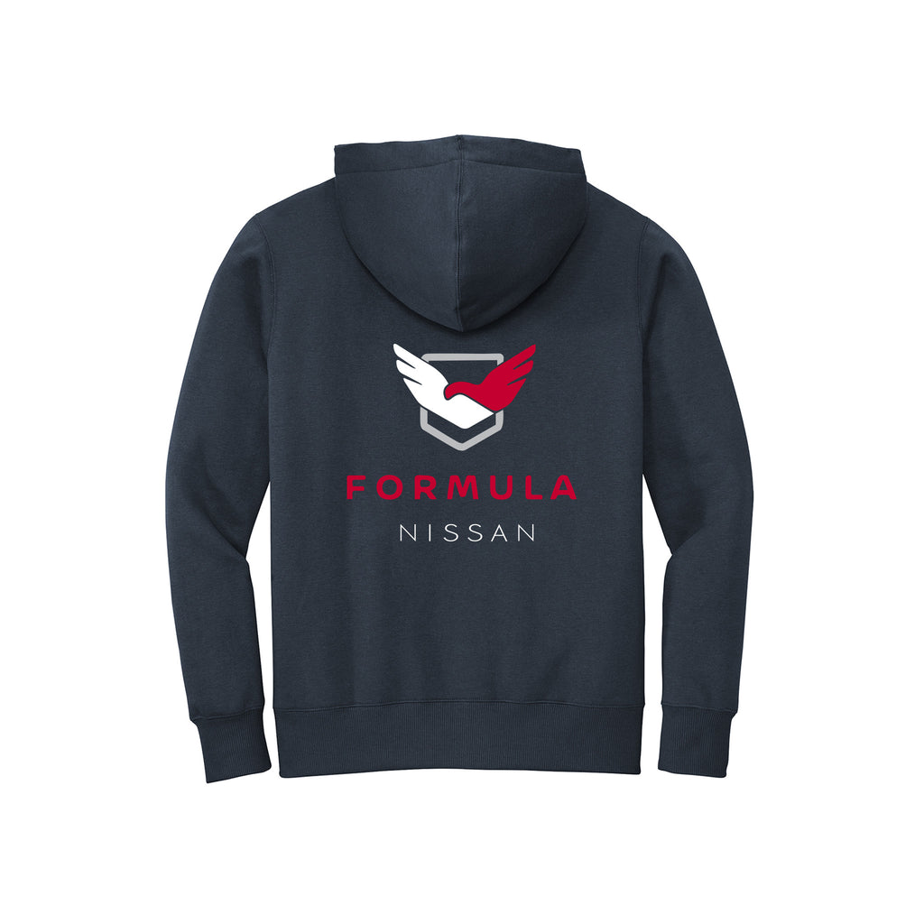 Formula Nissan - District® Perfect Weight® Fleece Hoodie - FRONT & BACK