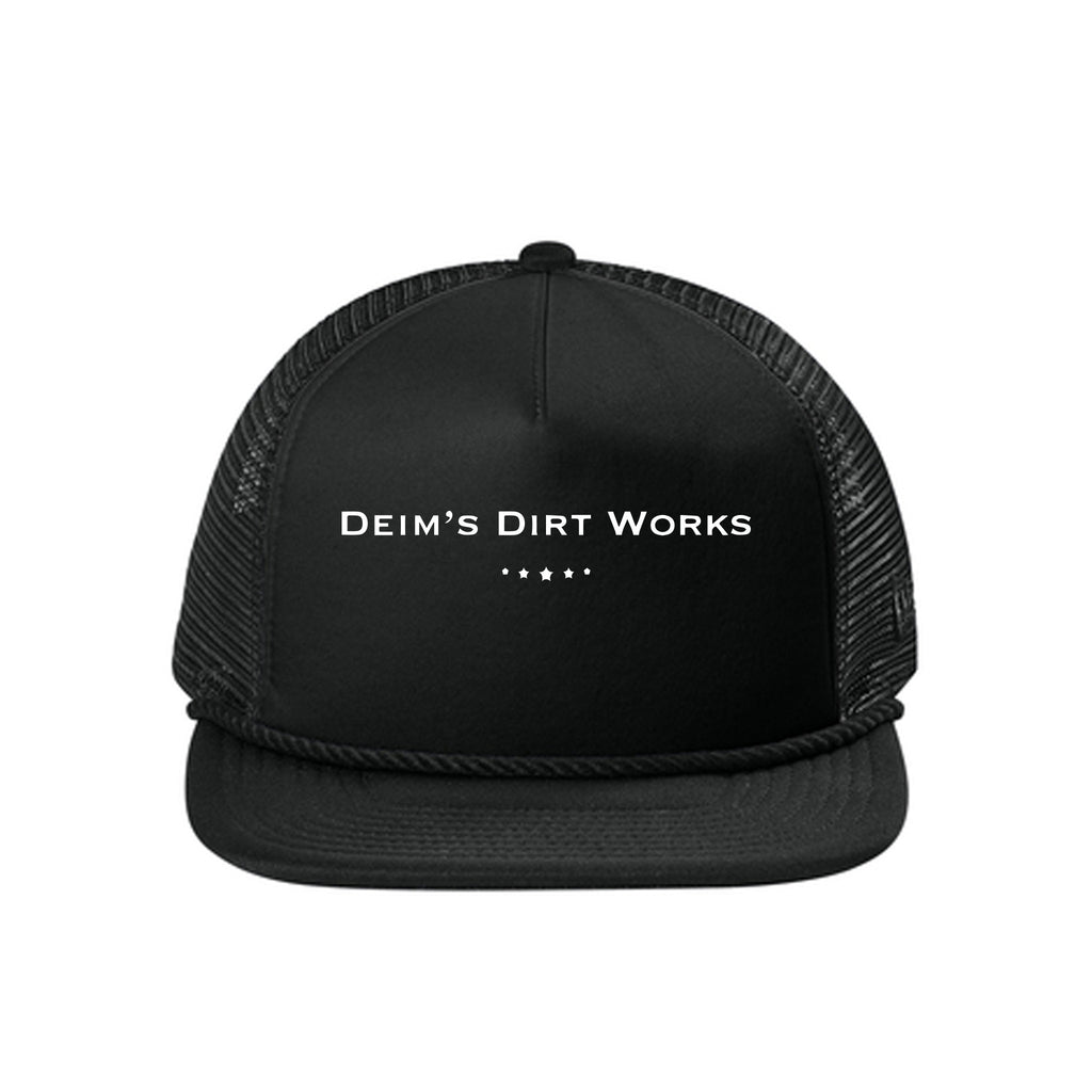 Deim's Dirt Works - New Era® Foam Rope Trucker Cap