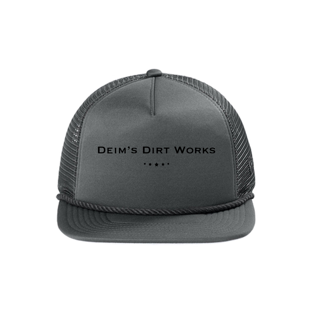 Deim's Dirt Works - New Era® Foam Rope Trucker Cap