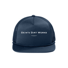 Deim's Dirt Works - New Era® Foam Rope Trucker Cap