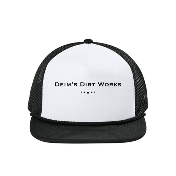 Deim's Dirt Works - New Era® Foam Rope Trucker Cap