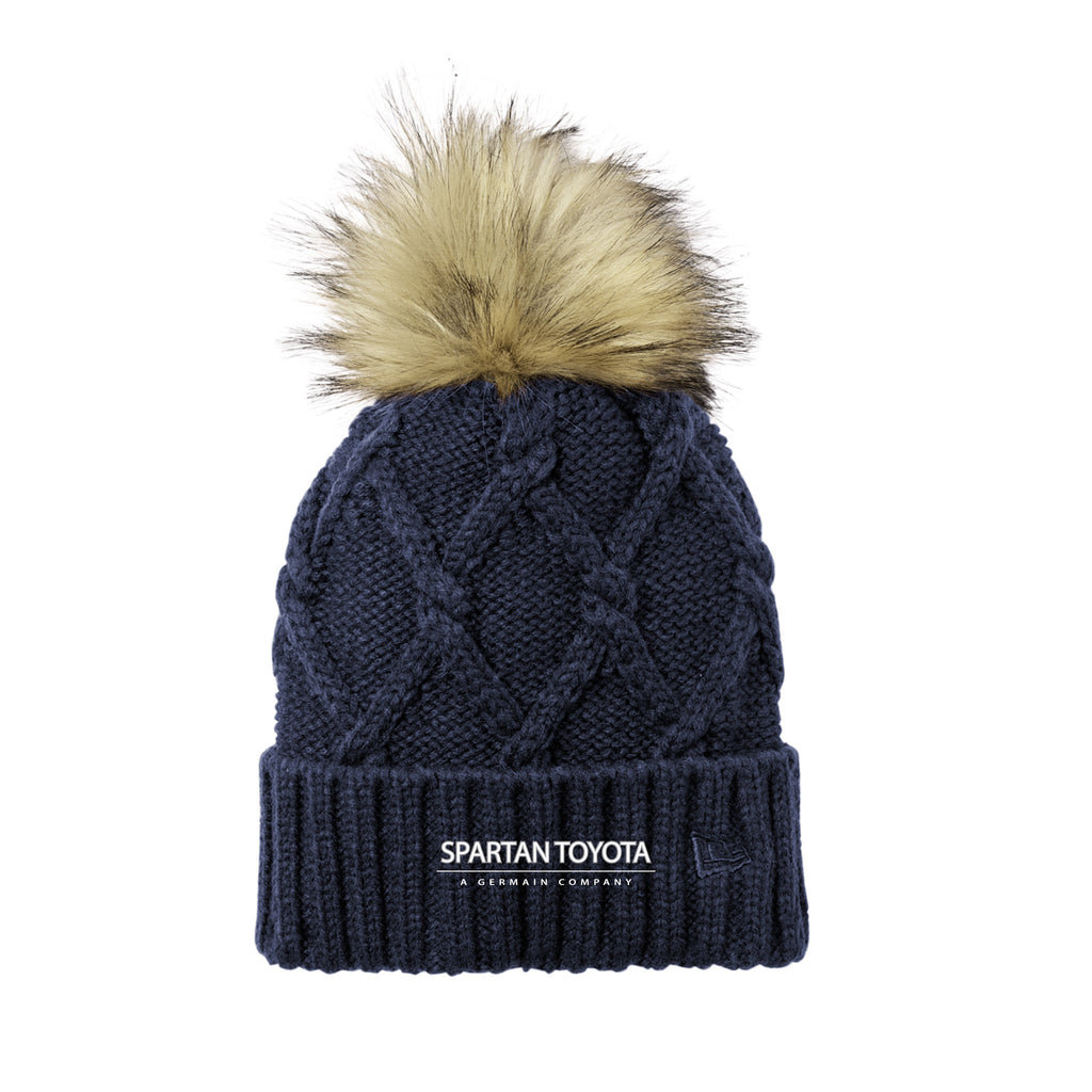 Germain Spartan Toyota - New Era® Faux Fur Pom Beanie
