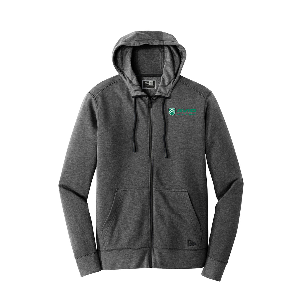 Avid Autocare - New Era® Tri-Blend Fleece Full-Zip Hoodie