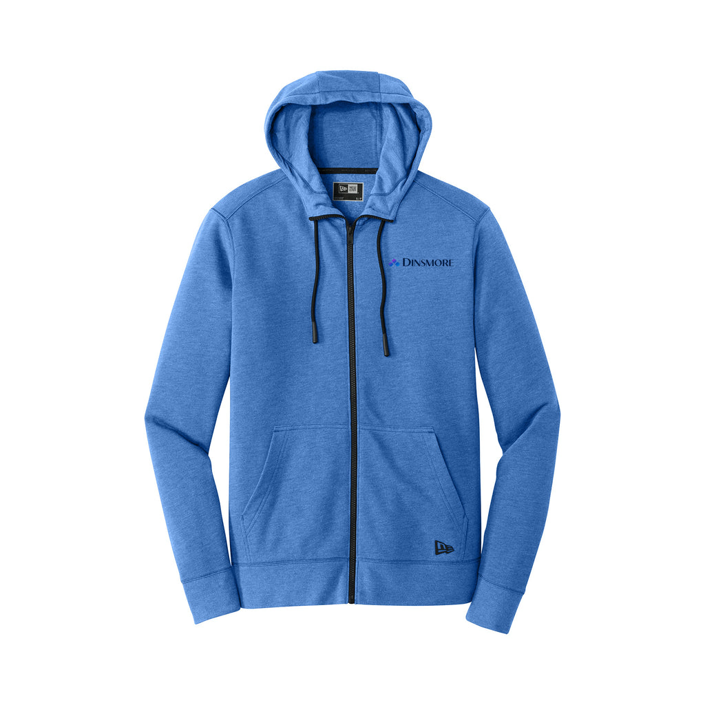 Dinsmore - New Era® Tri-Blend Fleece Full-Zip Hoodie