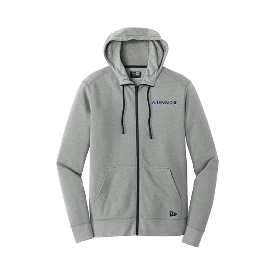 Dinsmore - New Era® Tri-Blend Fleece Full-Zip Hoodie