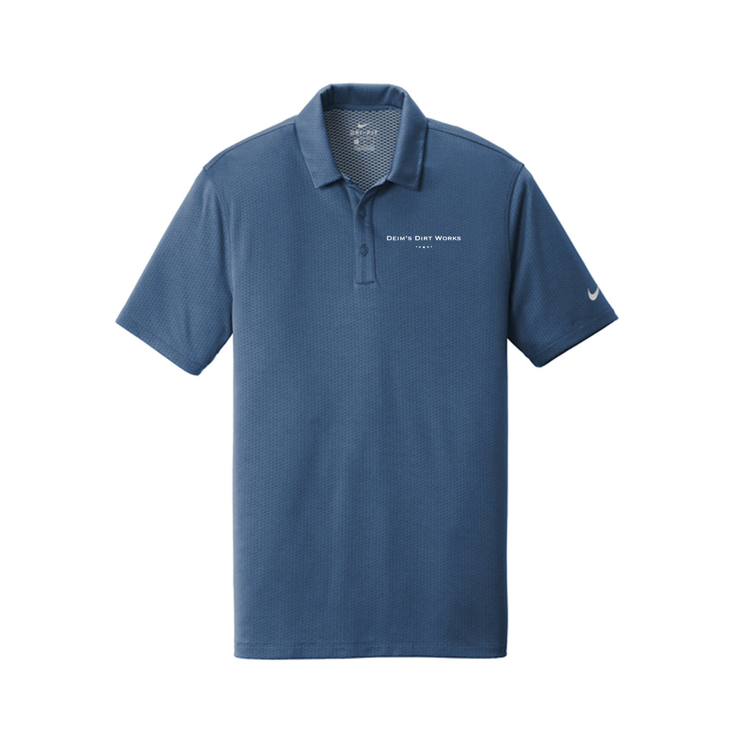 Deim's Dirt Works - Nike Dri-FIT Hex Textured Polo