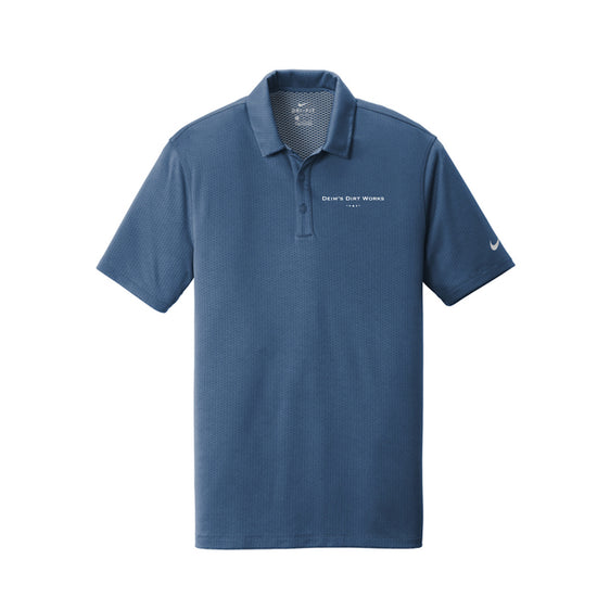 Deim's Dirt Works - Nike Dri-FIT Hex Textured Polo