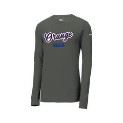 Olentangy Orange Soccer - Nike Dri-FIT Cotton/Poly Long Sleeve Tee