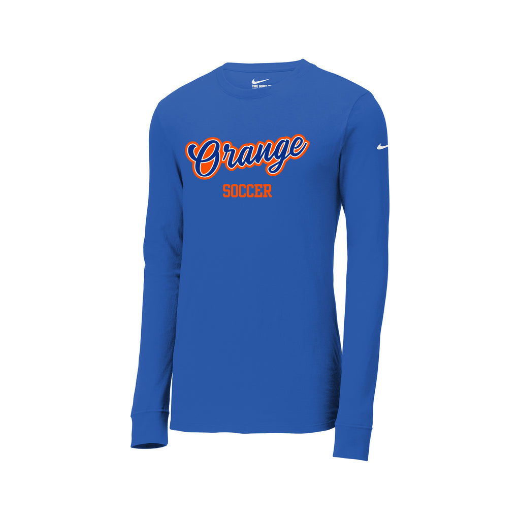 Olentangy Orange Soccer - Nike Dri-FIT Cotton/Poly Long Sleeve Tee