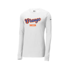 Olentangy Orange Soccer - Nike Dri-FIT Cotton/Poly Long Sleeve Tee