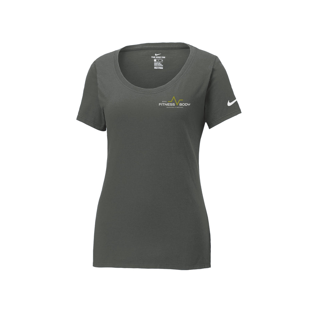 EMS Fitness - Nike Ladies Dri-FIT Cotton/Poly Scoop Neck Tee