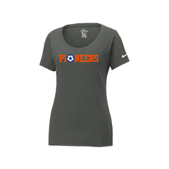 Olentangy Orange Soccer - Nike Women's Dri-FIT Cotton/Poly Scoop Neck Tee