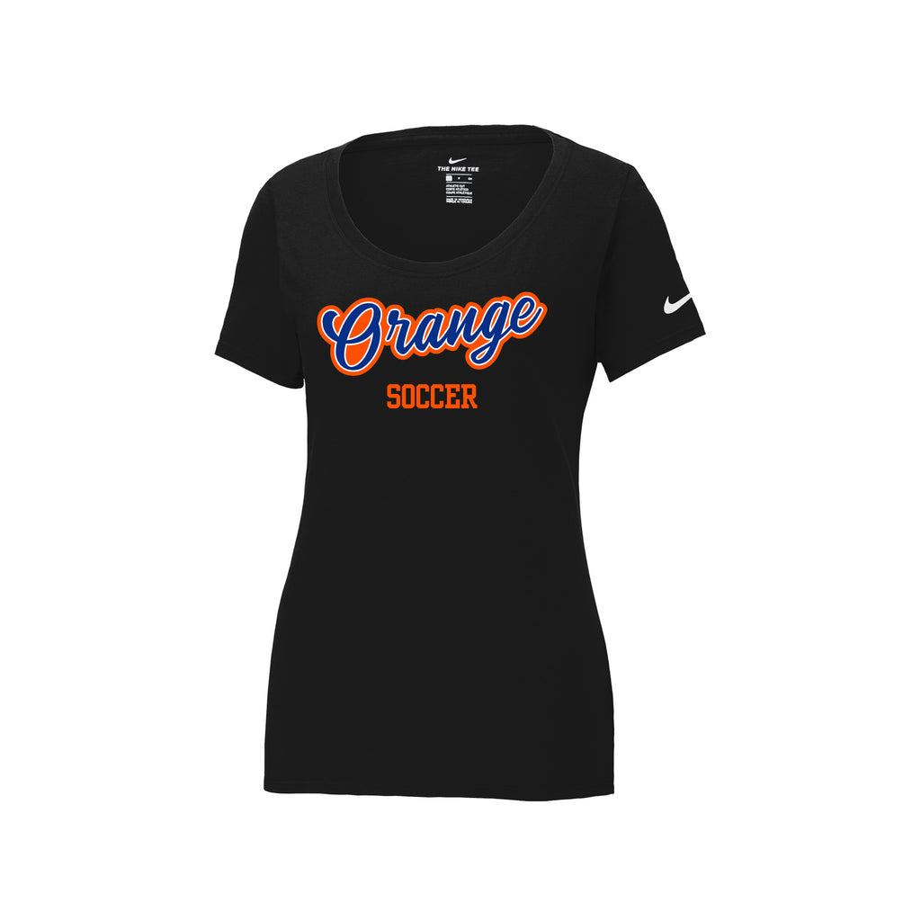 Olentangy Orange Soccer - Nike Women's Dri-FIT Cotton/Poly Scoop Neck Tee