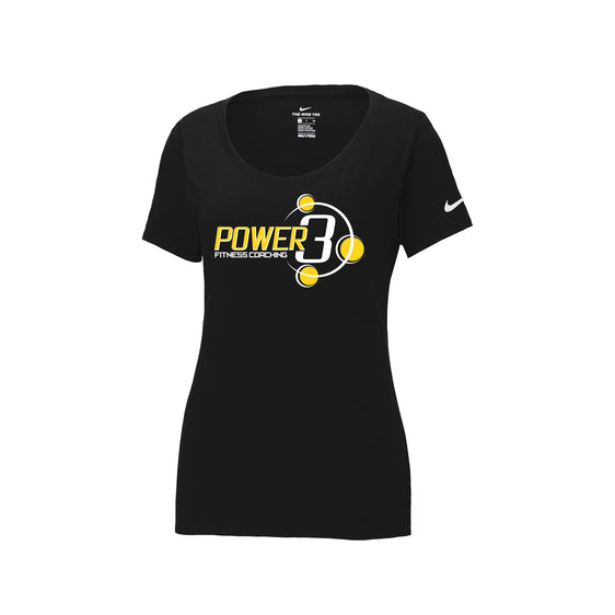 Power 3 - Nike Ladies Dri-FIT Cotton/Poly Scoop Neck Tee