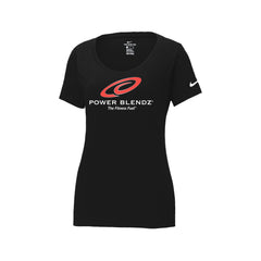 Power Blendz - Nike Ladies Dri-FIT Cotton/Poly Scoop Neck Tee