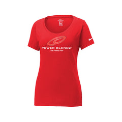 Power Blendz - Nike Ladies Dri-FIT Cotton/Poly Scoop Neck Tee