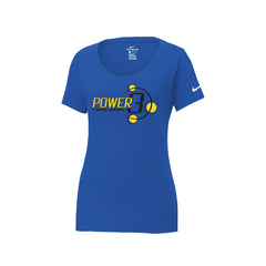 Power 3 - Nike Ladies Dri-FIT Cotton/Poly Scoop Neck Tee