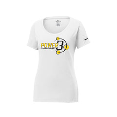 Power 3 - Nike Ladies Dri-FIT Cotton/Poly Scoop Neck Tee