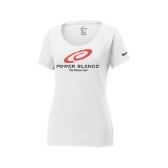 Power Blendz - Nike Ladies Dri-FIT Cotton/Poly Scoop Neck Tee