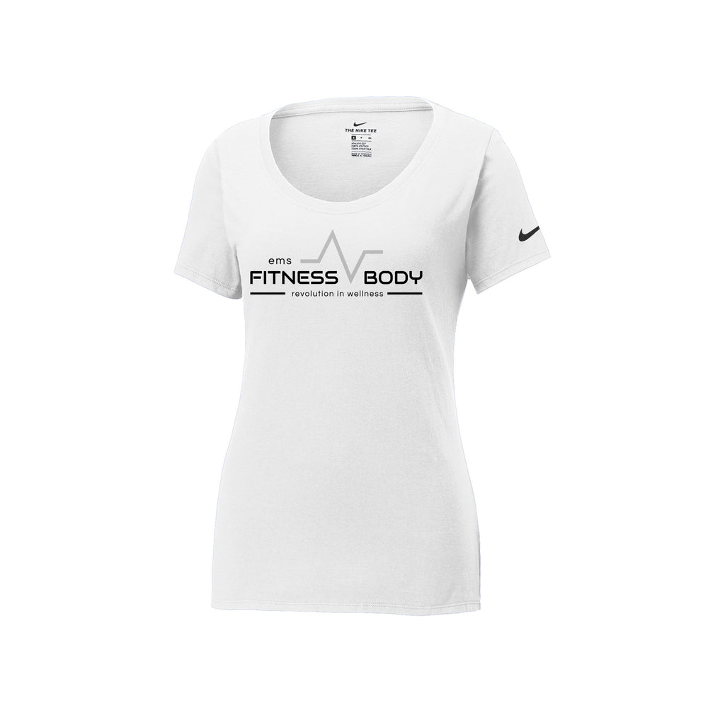 EMS Fitness - Nike Ladies Dri-FIT Cotton/Poly Scoop Neck Tee