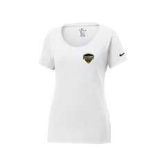 First Class Detailing - Nike Women's Dri-FIT Cotton/Poly Scoop Neck Tee