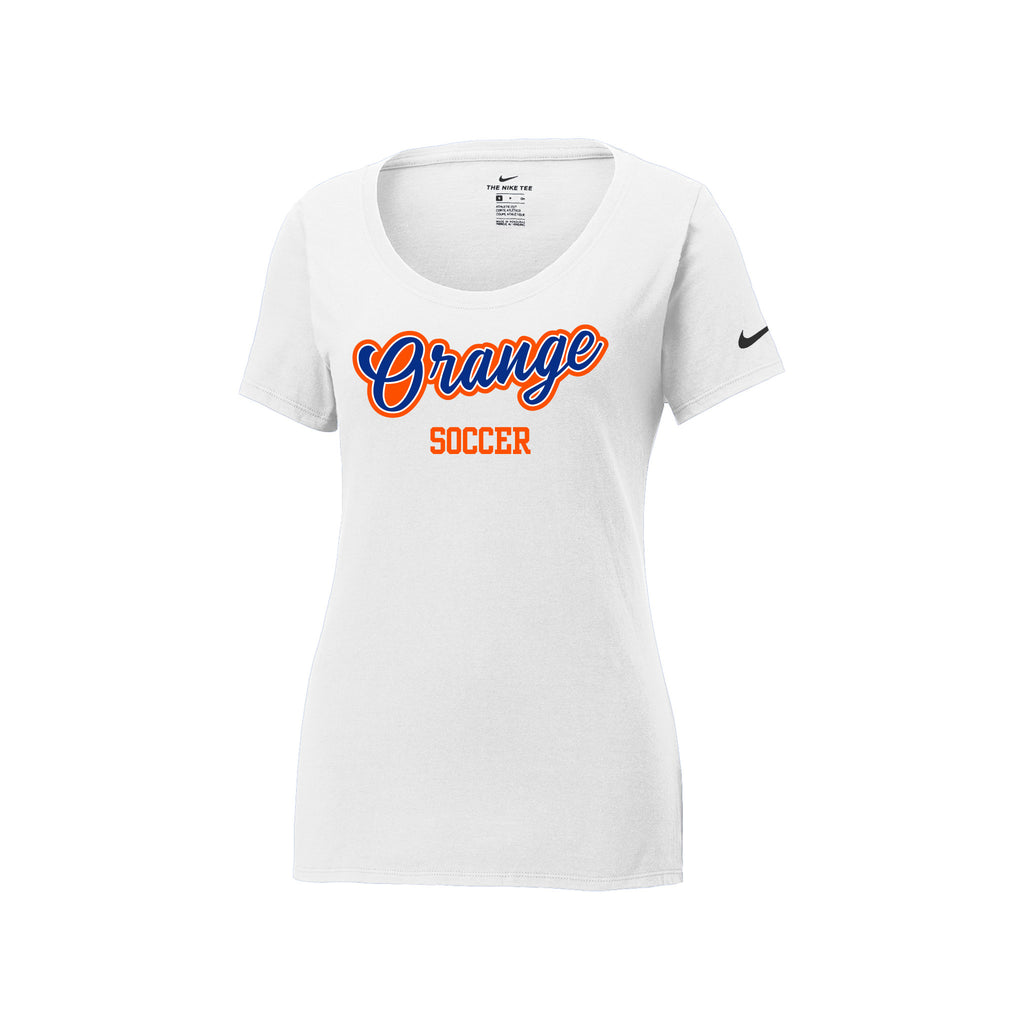 Olentangy Orange Soccer - Nike Women's Dri-FIT Cotton/Poly Scoop Neck Tee