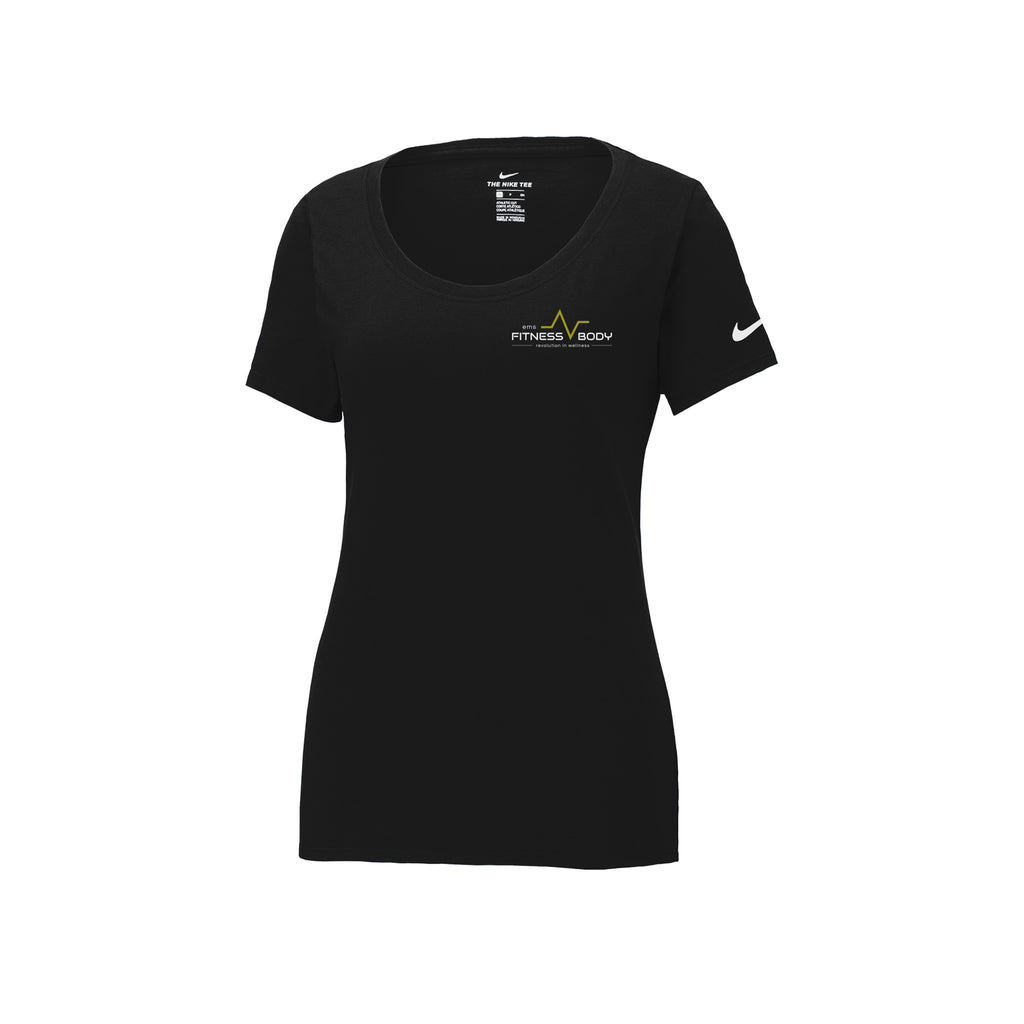 EMS Fitness - Nike Ladies Dri-FIT Cotton/Poly Scoop Neck Tee
