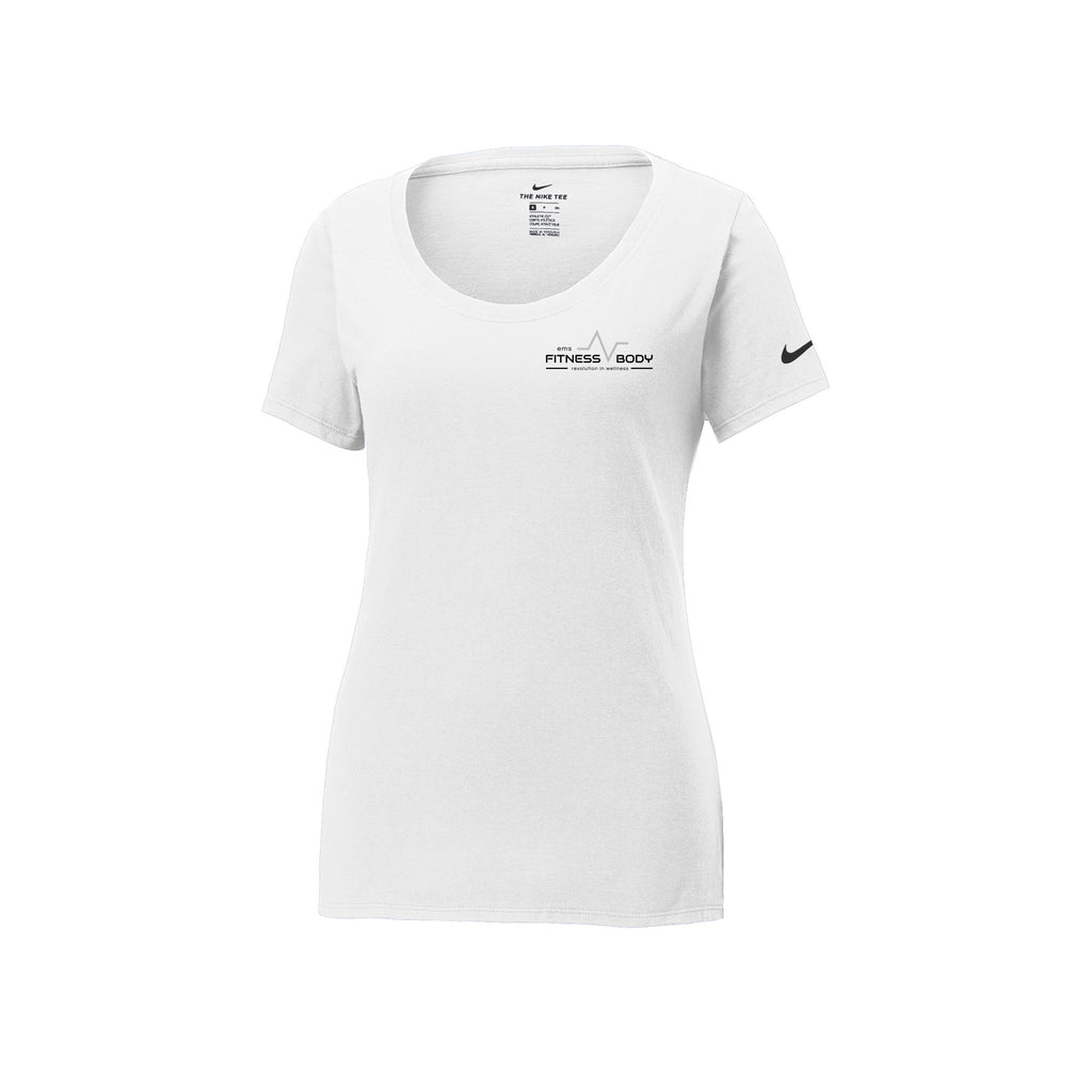 EMS Fitness - Nike Ladies Dri-FIT Cotton/Poly Scoop Neck Tee