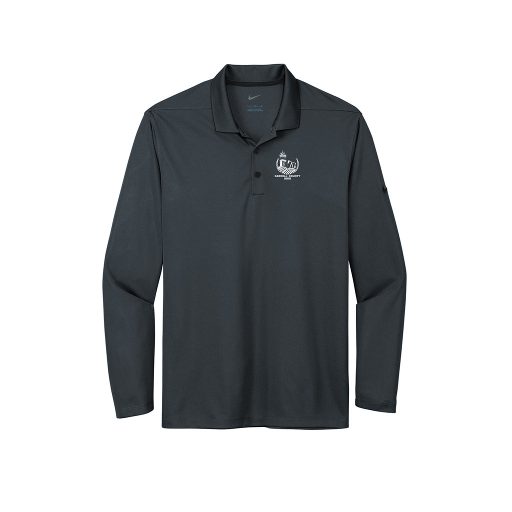 Carroll County - Nike Dri-FIT Micro Pique 2.0 Long Sleeve Polo