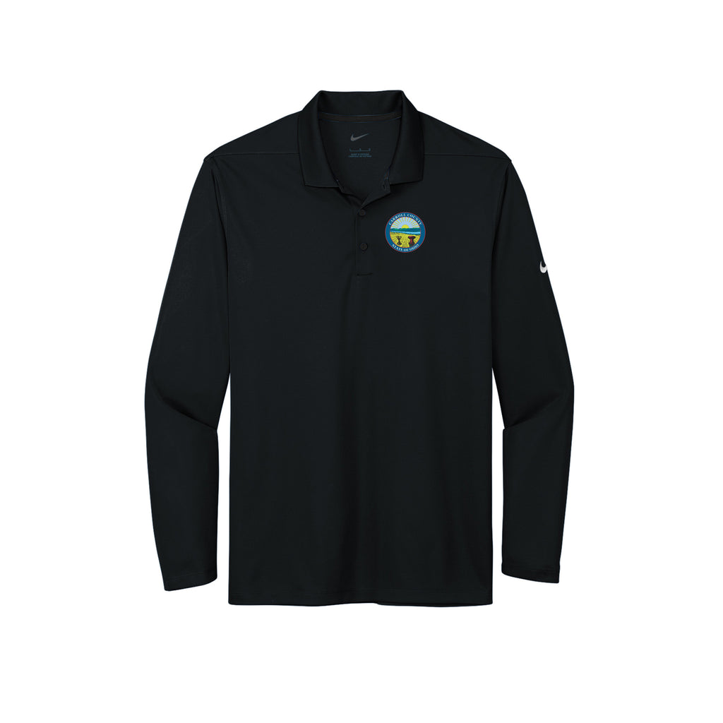 Carroll County - Nike Dri-FIT Micro Pique 2.0 Long Sleeve Polo
