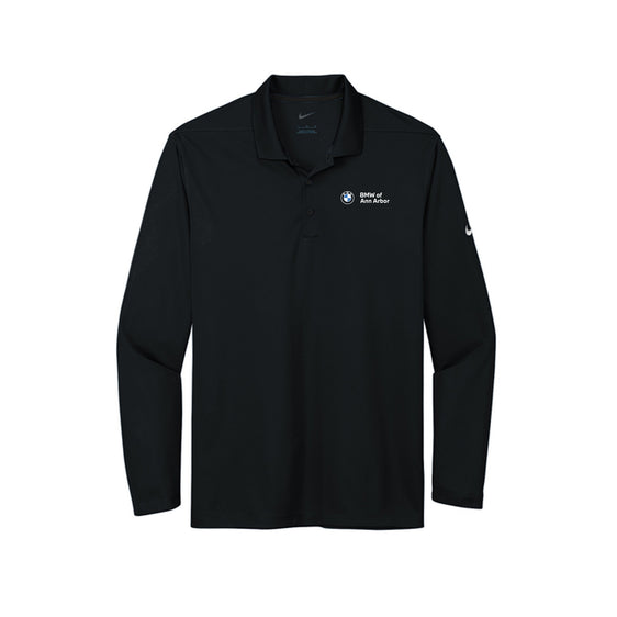 BMW of Ann Arbor - Nike Dri-FIT Micro Pique 2.0 Long Sleeve Polo