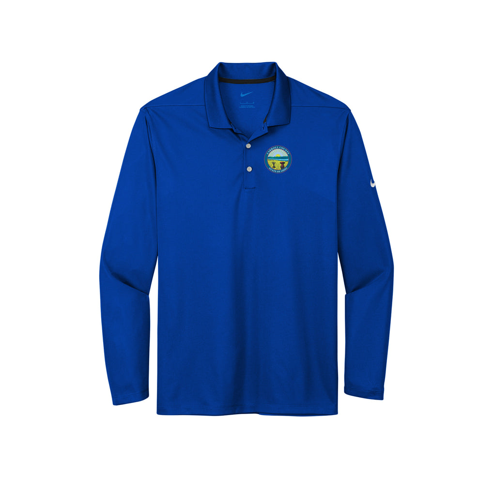 Carroll County - Nike Dri-FIT Micro Pique 2.0 Long Sleeve Polo