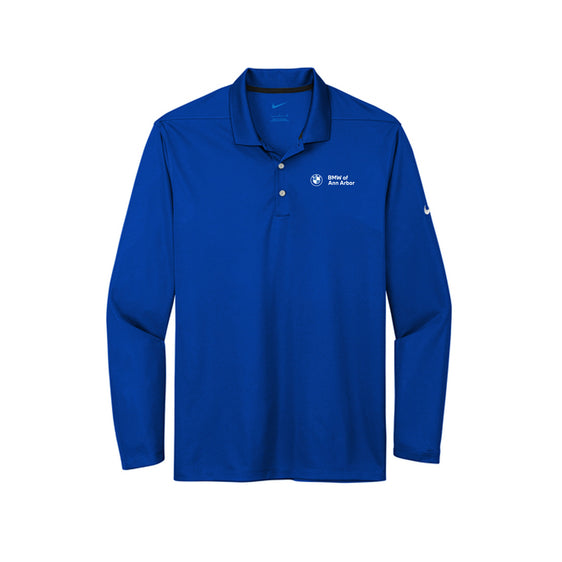 BMW of Ann Arbor - Nike Dri-FIT Micro Pique 2.0 Long Sleeve Polo