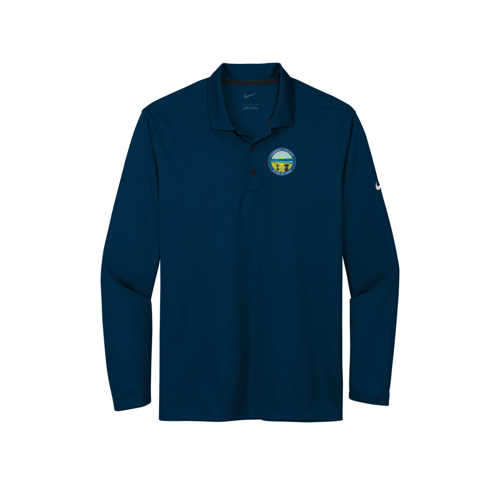 Carroll County - Nike Dri-FIT Micro Pique 2.0 Long Sleeve Polo