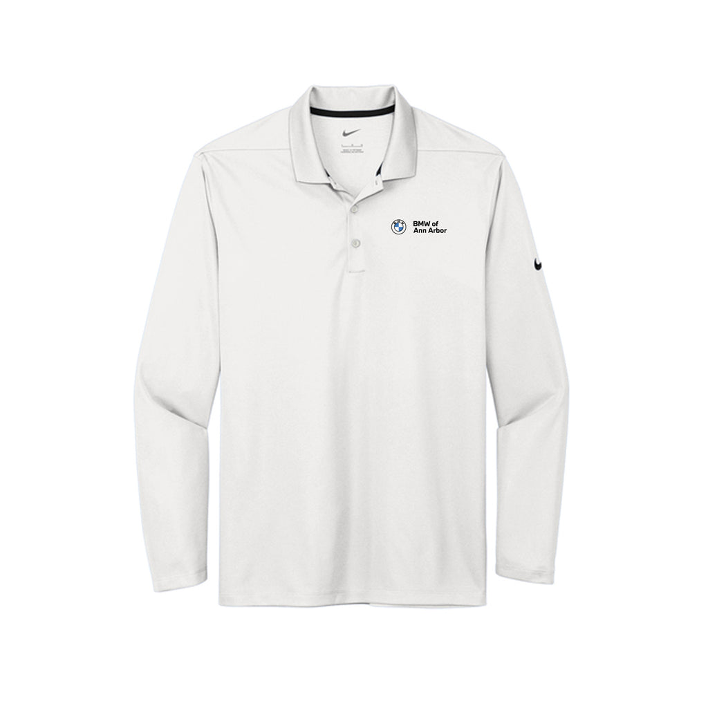 BMW of Ann Arbor - Nike Dri-FIT Micro Pique 2.0 Long Sleeve Polo