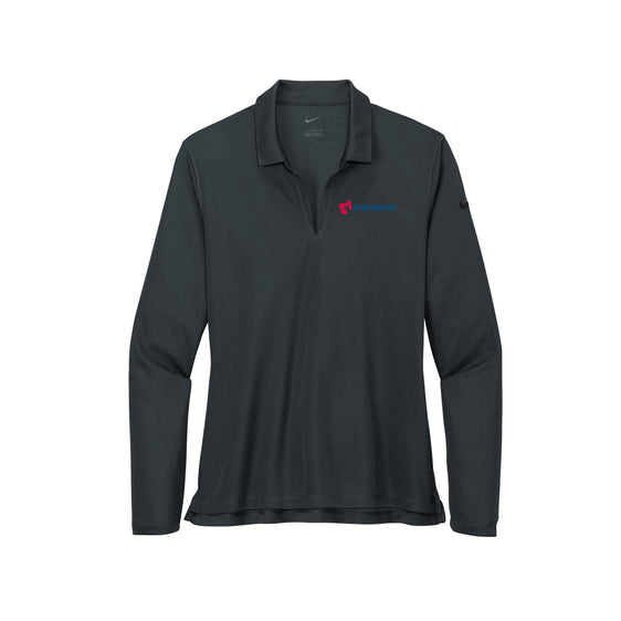 CEBCO - Nike Ladies Dri-FIT Micro Pique 2.0 Long Sleeve Polo