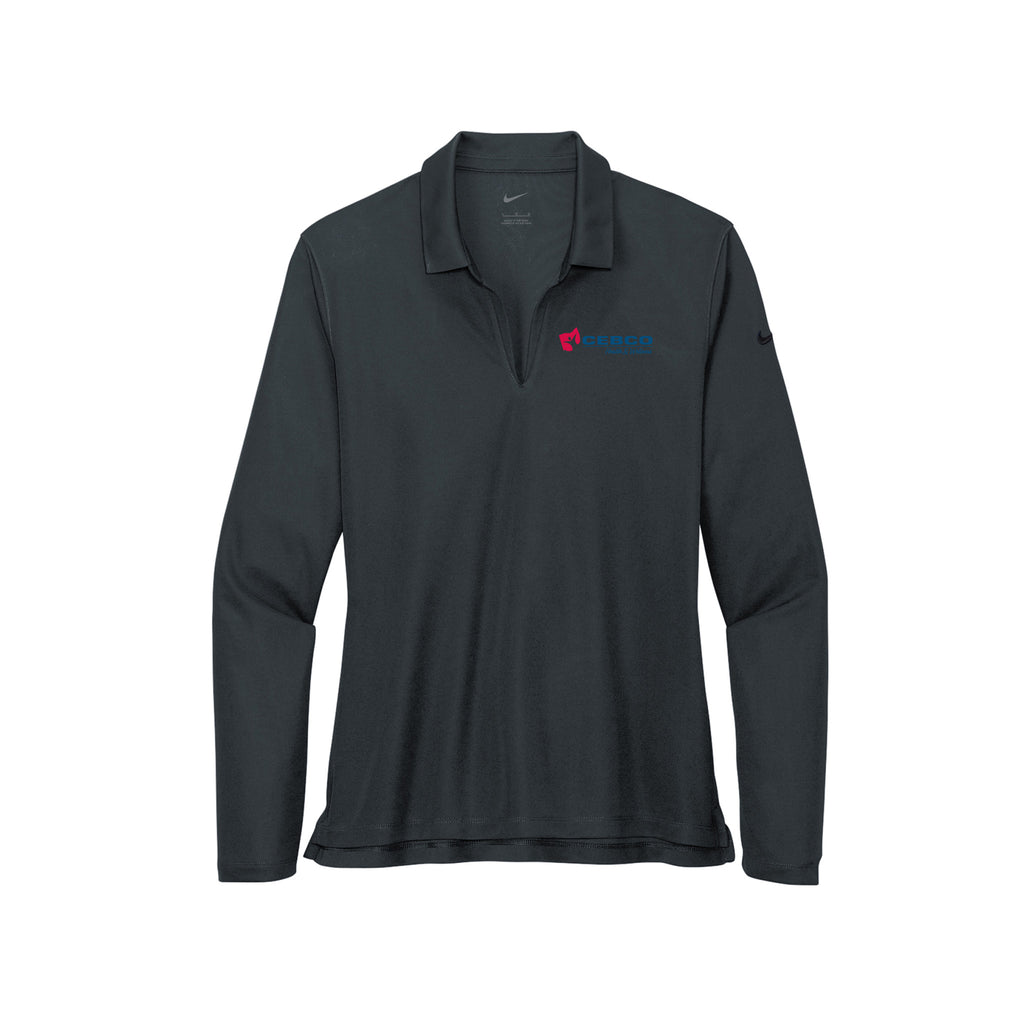 CEBCO - Nike Ladies Dri-FIT Micro Pique 2.0 Long Sleeve Polo