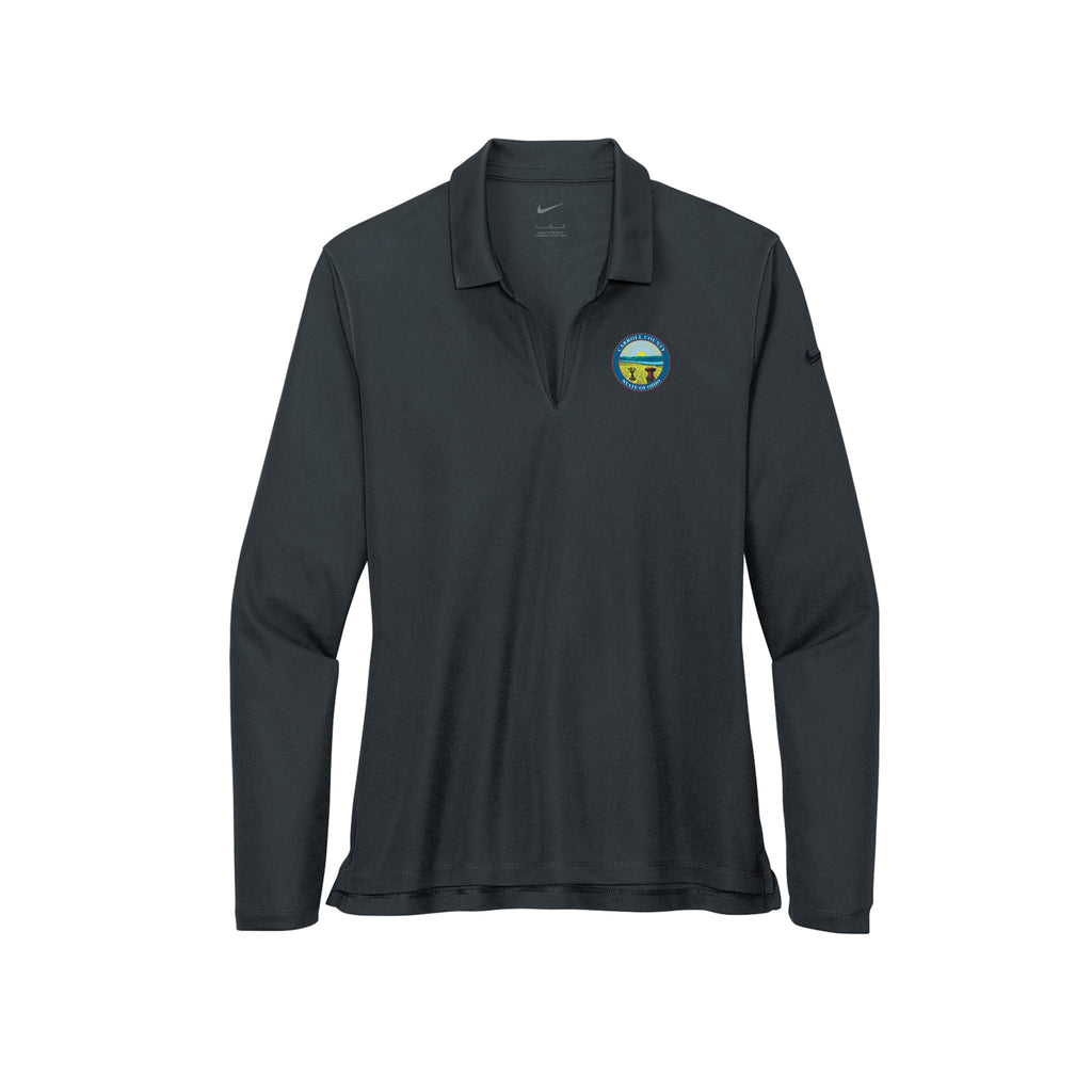 Carroll County - Nike Ladies Dri-FIT Micro Pique 2.0 Long Sleeve Polo