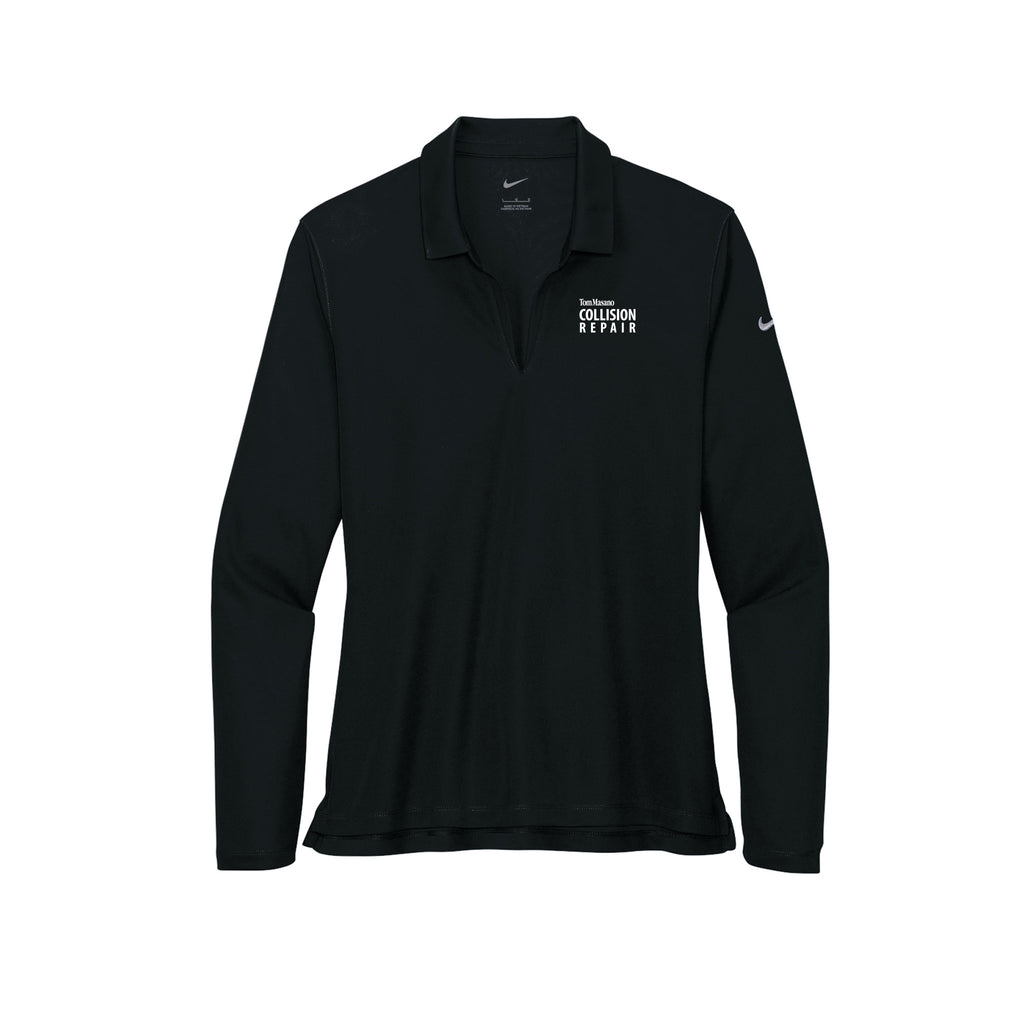 Tom Masano Collision - Nike Ladies Dri-FIT Micro Pique 2.0 Long Sleeve Polo