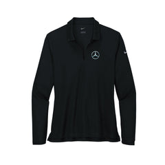 Tom Masano Mercedes-Benz - Nike Ladies Dri-FIT Micro Pique 2.0 Long Sleeve Polo