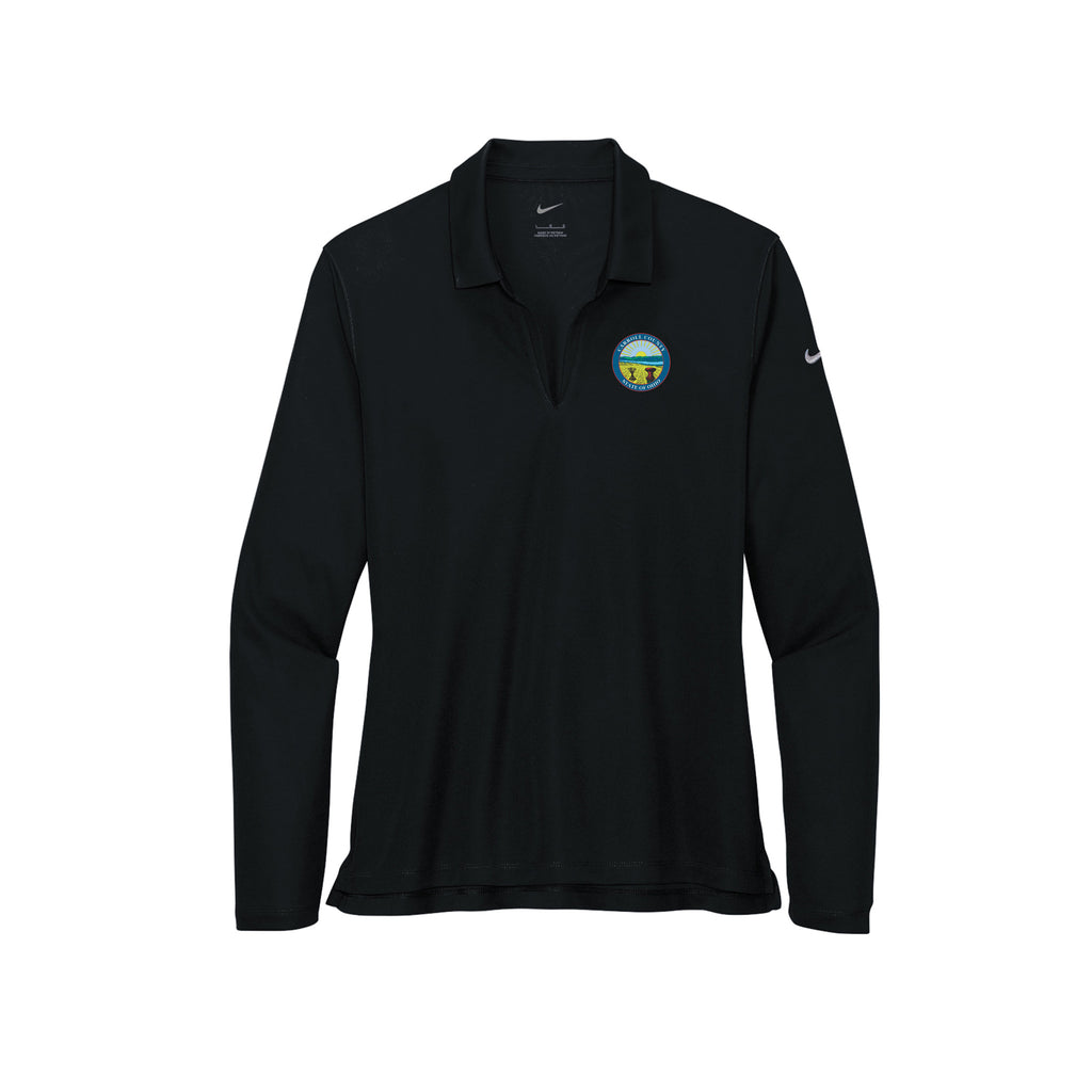 Carroll County - Nike Ladies Dri-FIT Micro Pique 2.0 Long Sleeve Polo