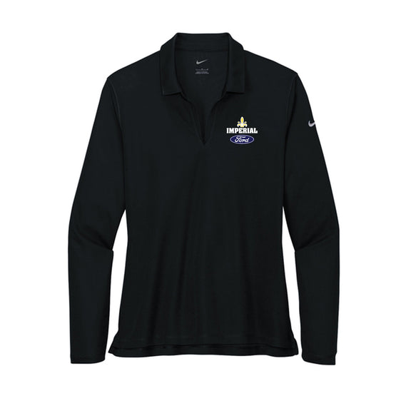 Imperial Ford - Nike Women's Dri-FIT Micro Pique 2.0 Long Sleeve Polo