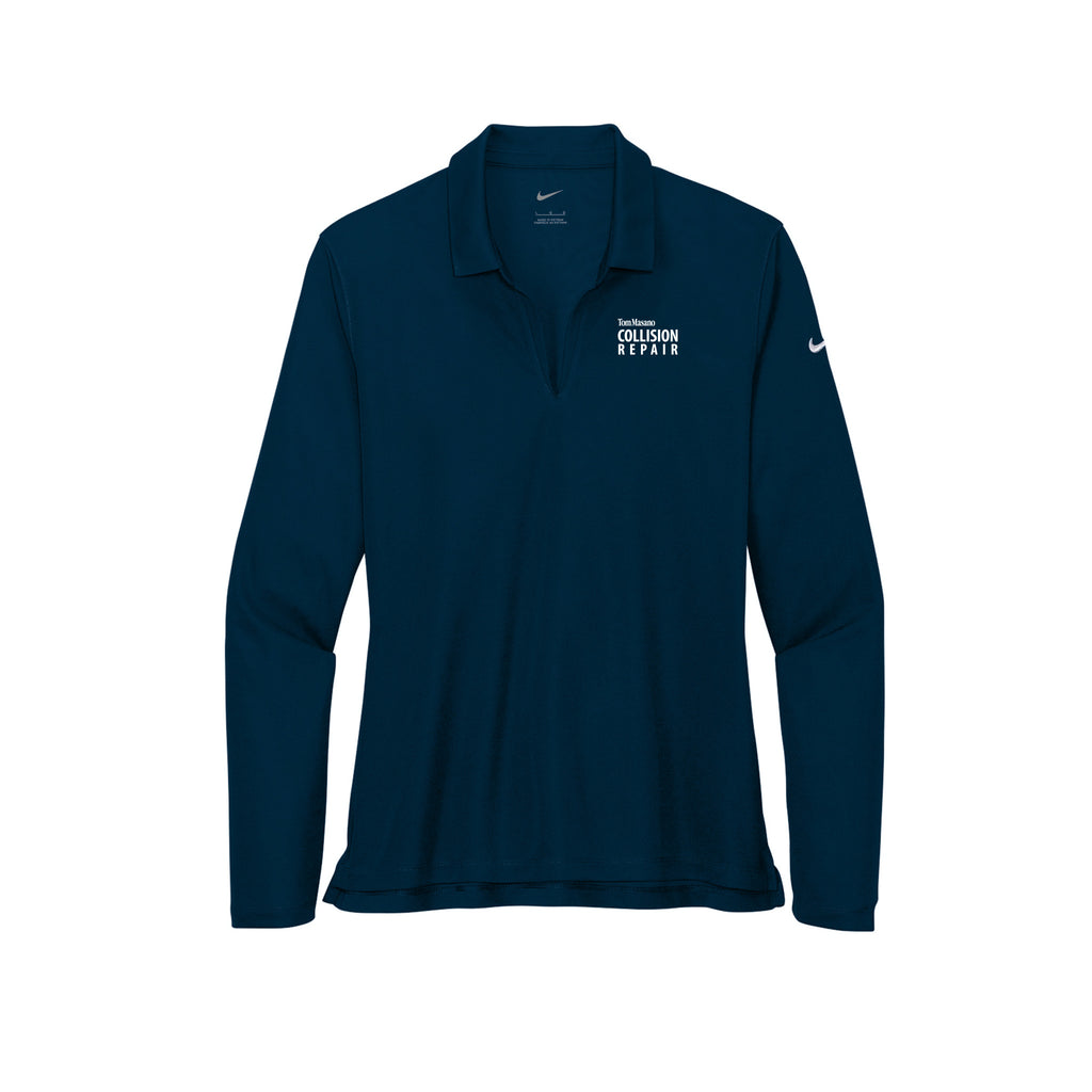 Tom Masano Collision - Nike Ladies Dri-FIT Micro Pique 2.0 Long Sleeve Polo
