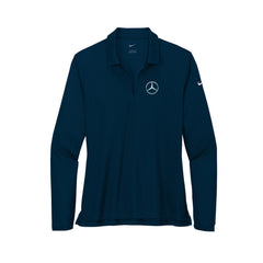 Tom Masano Mercedes-Benz - Nike Ladies Dri-FIT Micro Pique 2.0 Long Sleeve Polo
