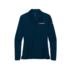 CEBCO - Nike Ladies Dri-FIT Micro Pique 2.0 Long Sleeve Polo